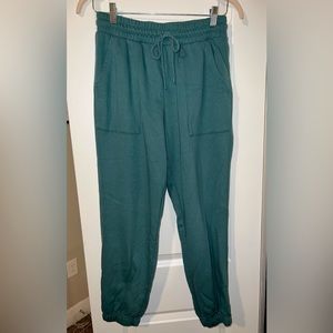 Green joggers